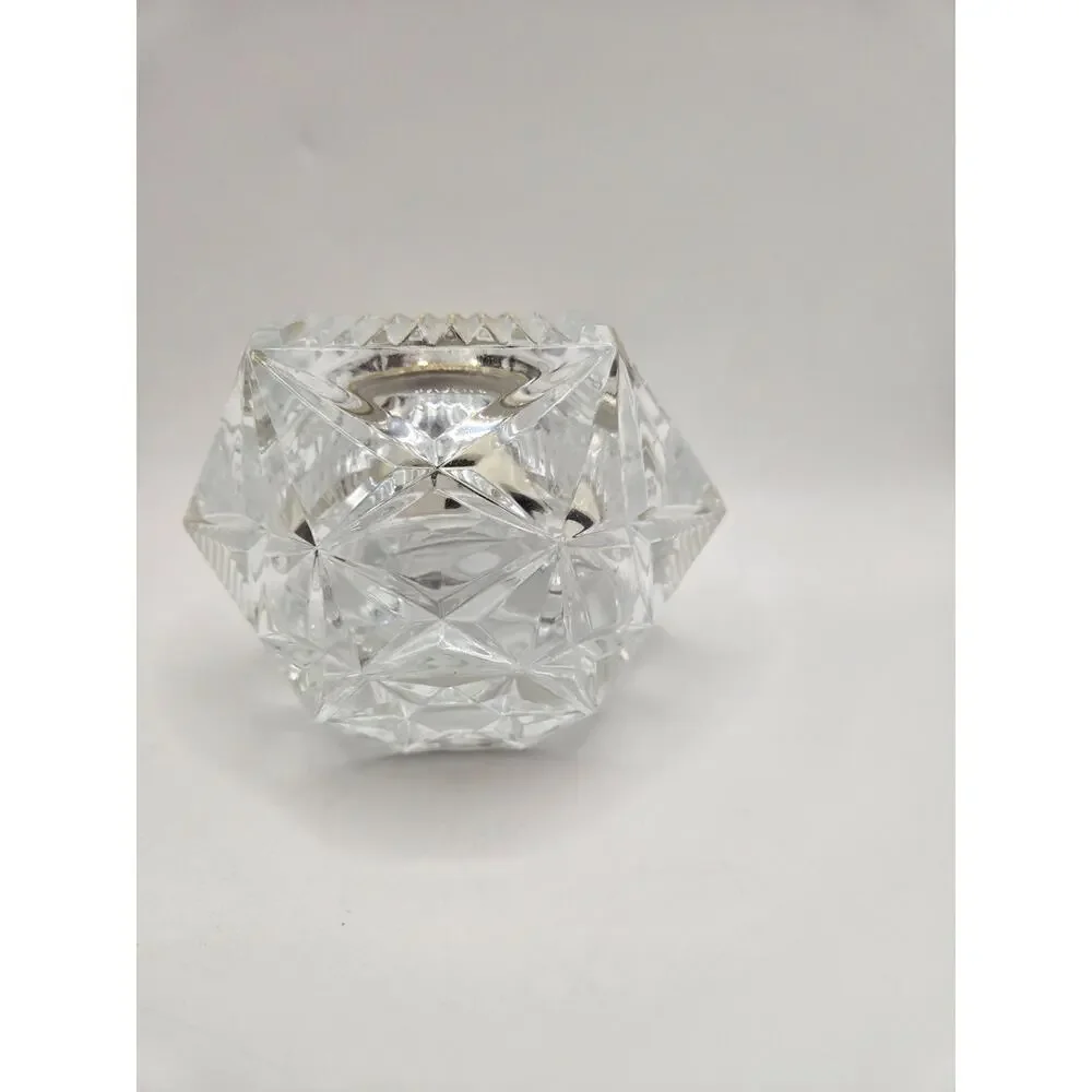 STAIGER Lead Crystal Clock Quartz Germany 3.5
